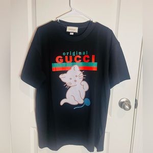 Gucci original kitten Oversized shirt